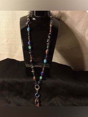 TRESKA Multi Colored Boho Beaded Necklace